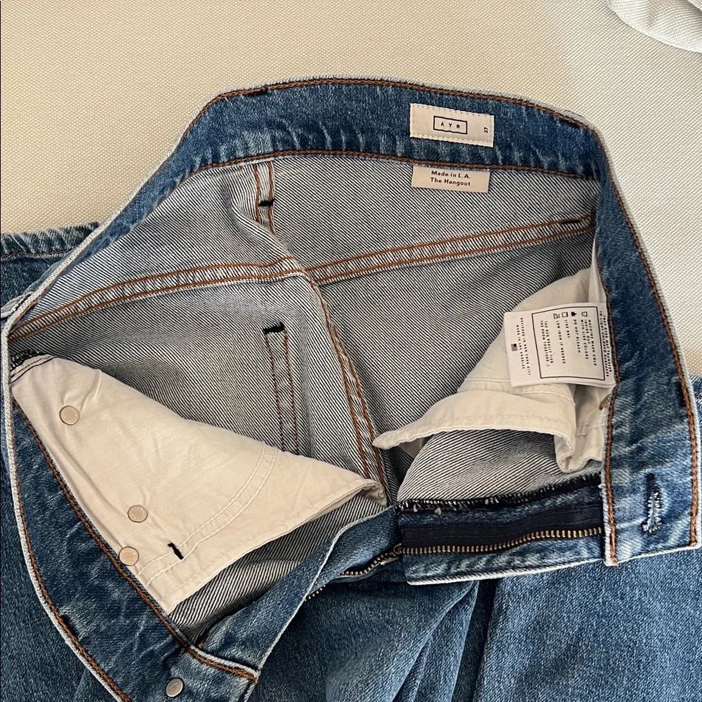 AYR Deep Blue Straight Jeans - Picture 6 of 14
